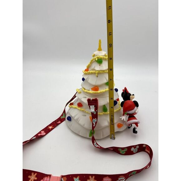 Disney Parks White Christmas Tree Light-UP Popcorn Bucket Mickey 2020 - Picture 7 of 9